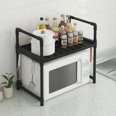 2 Layer Kitchen Storage Rack for Spices and Supplies