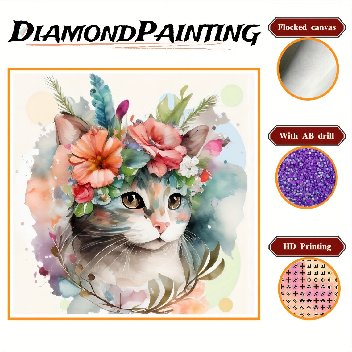 5D Art ASMR Educational Toy Diamond Painting Kit