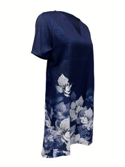  Women's Casual Floral Midi Dress