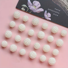 10 12 14 20mm Acrylic Bayberry Pearl Beads Round Spacer Beads For Jewelry Making
