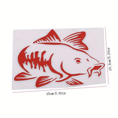 Funny Carp Car Decoration Sticker