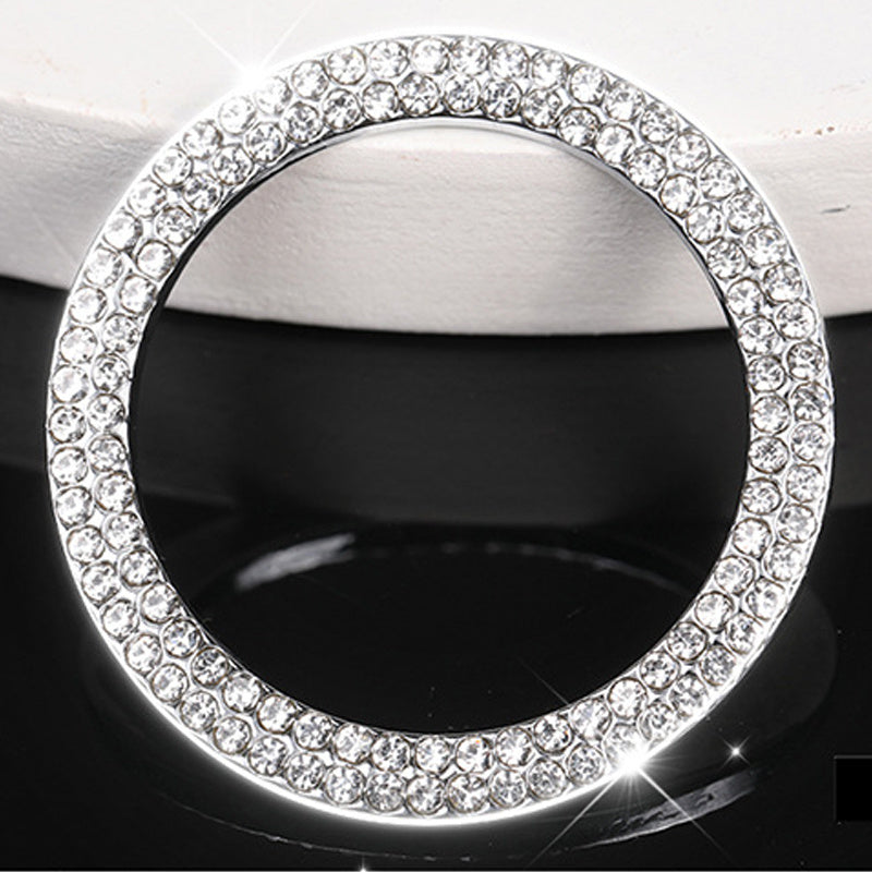 Diamond Rhinestone Ring Car Accessories for Girls