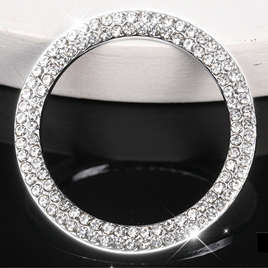 Diamond Rhinestone Ring Car Accessories for Girls