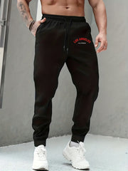 Los Angeles Men's Drawstring Sweatpants Pocket Casual Comfy Jogger Pants