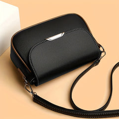 Solid Crossbody Bag Mini Shoulder Purse for Everyday Wear Square Comfortable