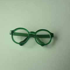 4pcs Doll Accessory Set Glasses in Pink Green for Dolls & Crafts
