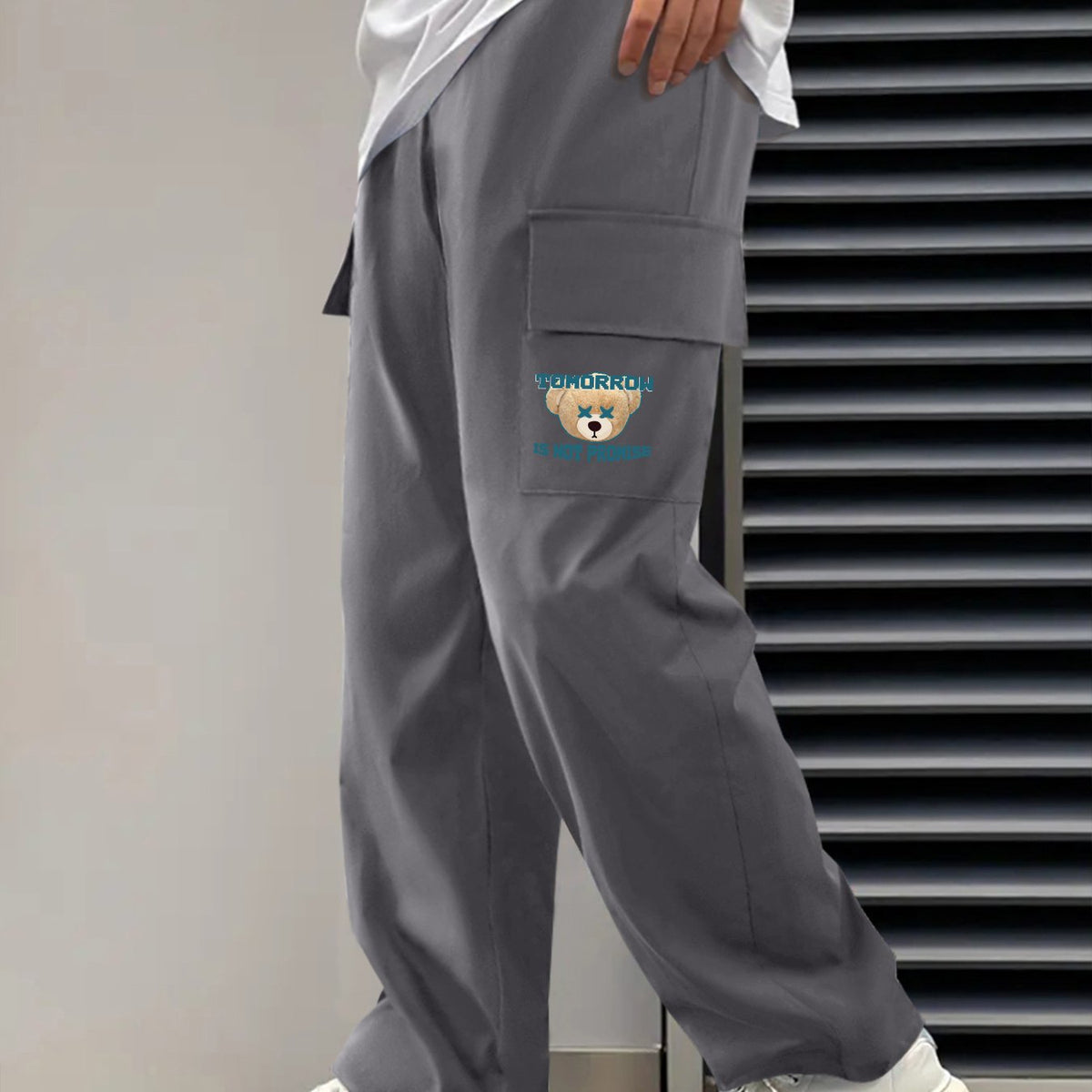 Men's Classic Cargo Pants Casual Loose Fit Joggers