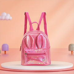 Kids' Rabbit Ear Backpack Waterproof Schoolbag