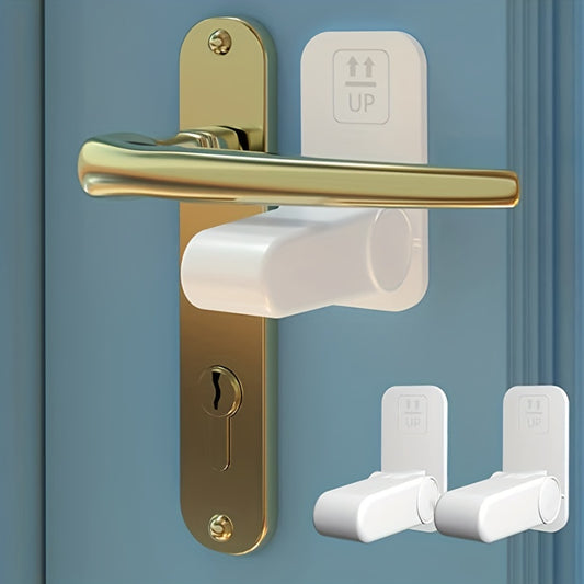 Child Protection Door Handle Lock 3M Adhesive Non Drilled