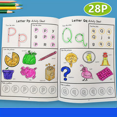 YUYNLEP Alphabet Workbook Tracing & Coloring Activities
