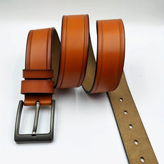 PU Leather Belt Western Cowboy Pants Belt Casual Clothing Accessories For Men