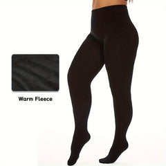  High Waist Tummy Control Fleece Lined Pantyhose