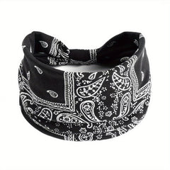 Boho Headbands For Women Stretch Wide Hair Bands Knot Turban Head Bands