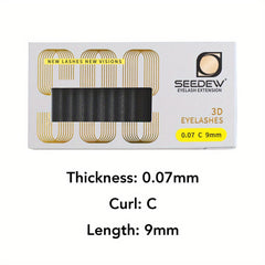 6D W Shape Lashes Double Split Tips 3D Automatic Flowering Eyelash Extensions