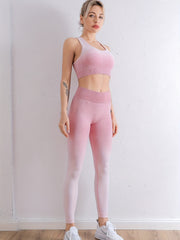 Yoga Workout Set Sports Bra & Leggings Women's Activewear