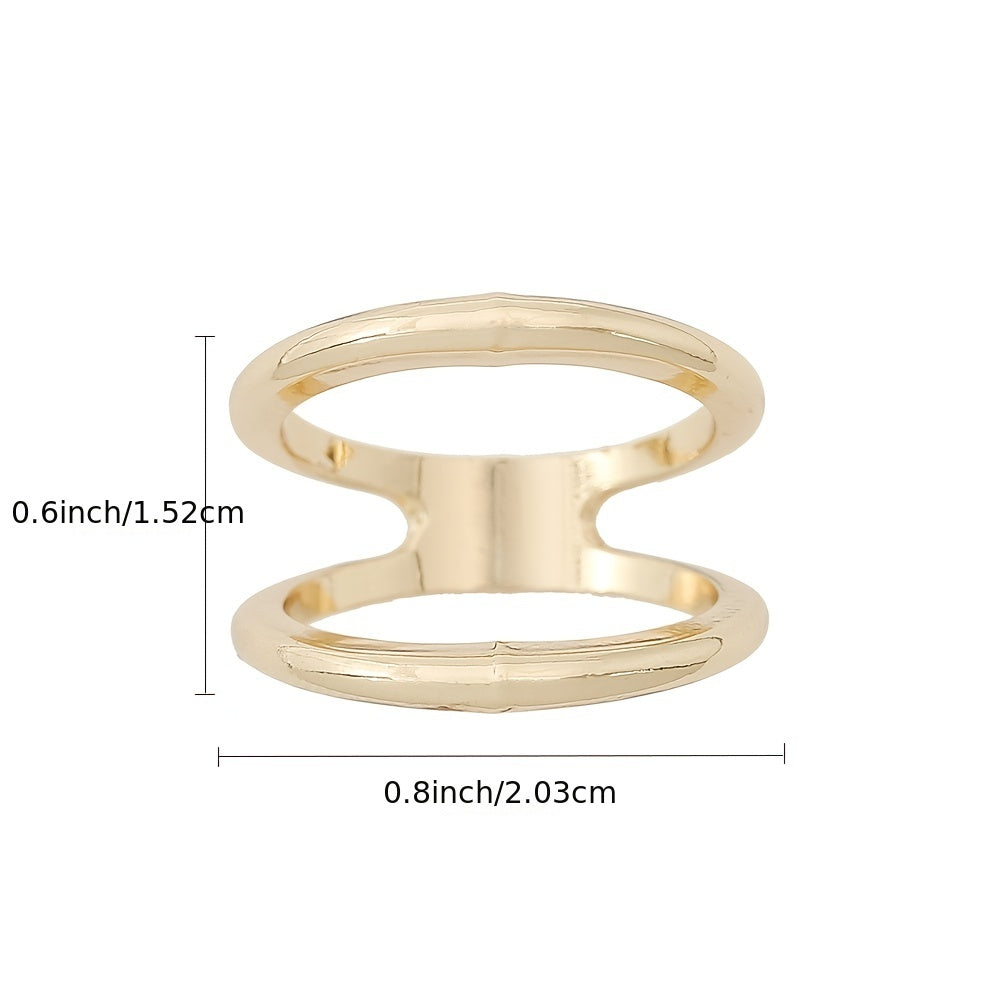 Oval Scarf Buckle Shawl Clip Clothing Brooches Wrap Holder Neckerchief