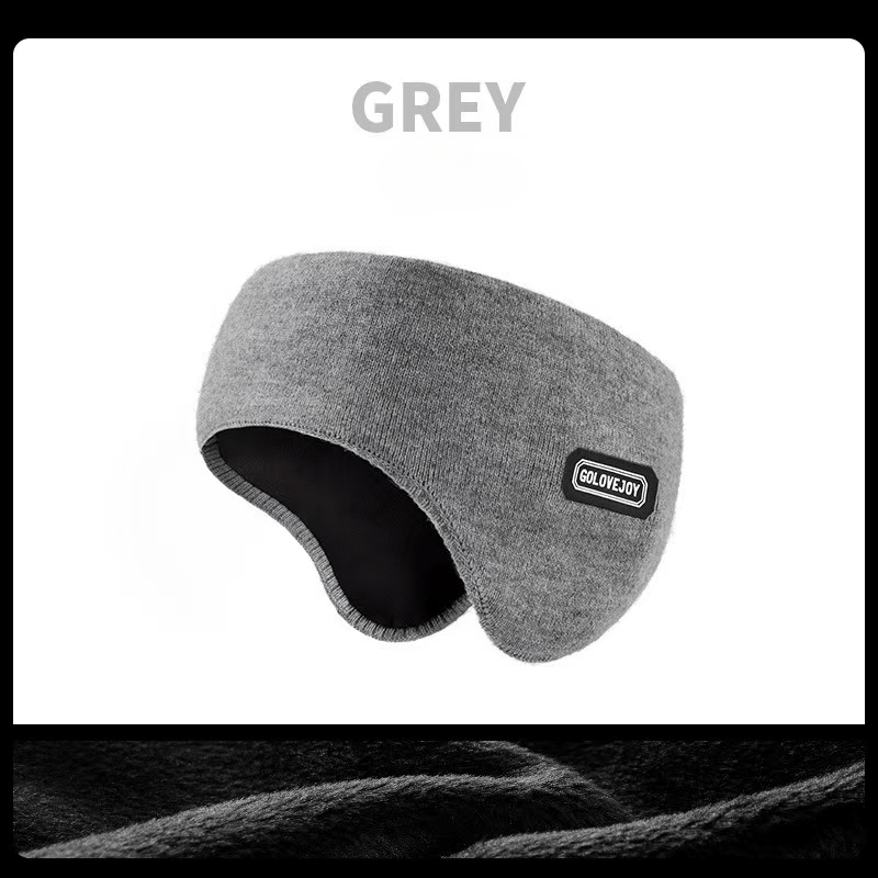 Men's Boho Winter Ear Warmers Windproof Thermal Covers for Skiing Hiking