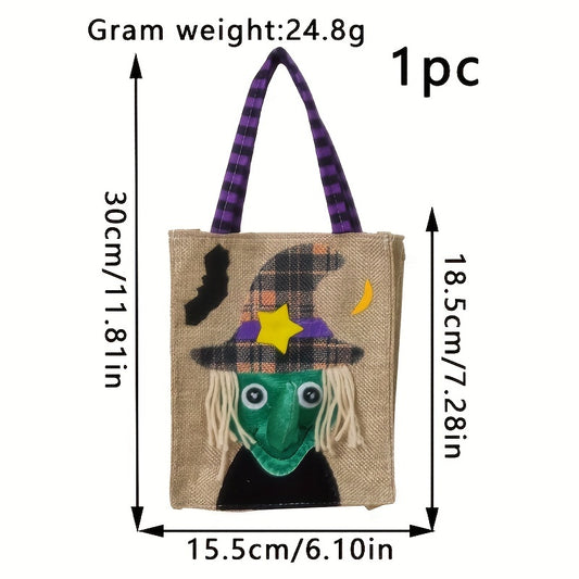 Halloween Candy Bag 30cm for Decoration - Cat Witch Skeleton
