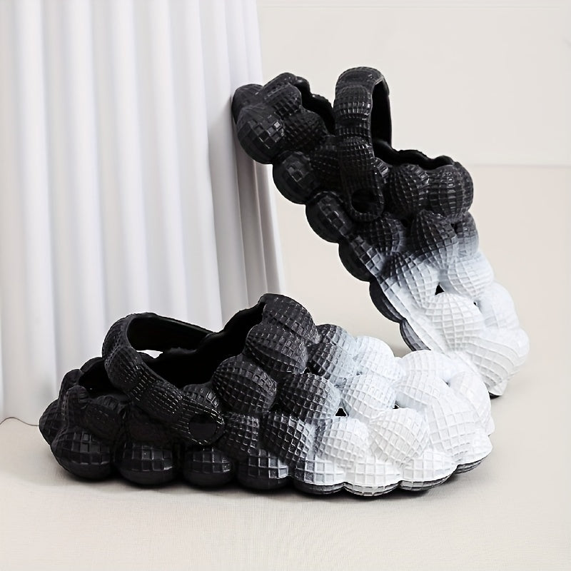 Women's Ombre Bubble Clogs Massage Non Slip Sandals