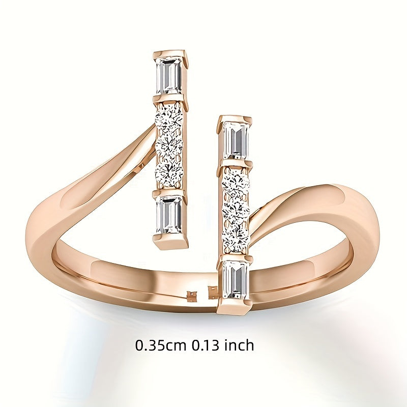 1 Pc Engagement Ring Style Finger Ring For Women & Girls