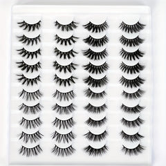 20 Pairs Natural Look Criss Cross False Eyelashes