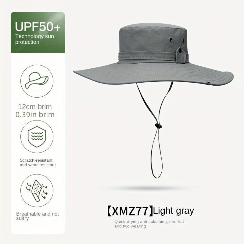 Men's Sun Protection Fishing Hat - Outdoor Activities