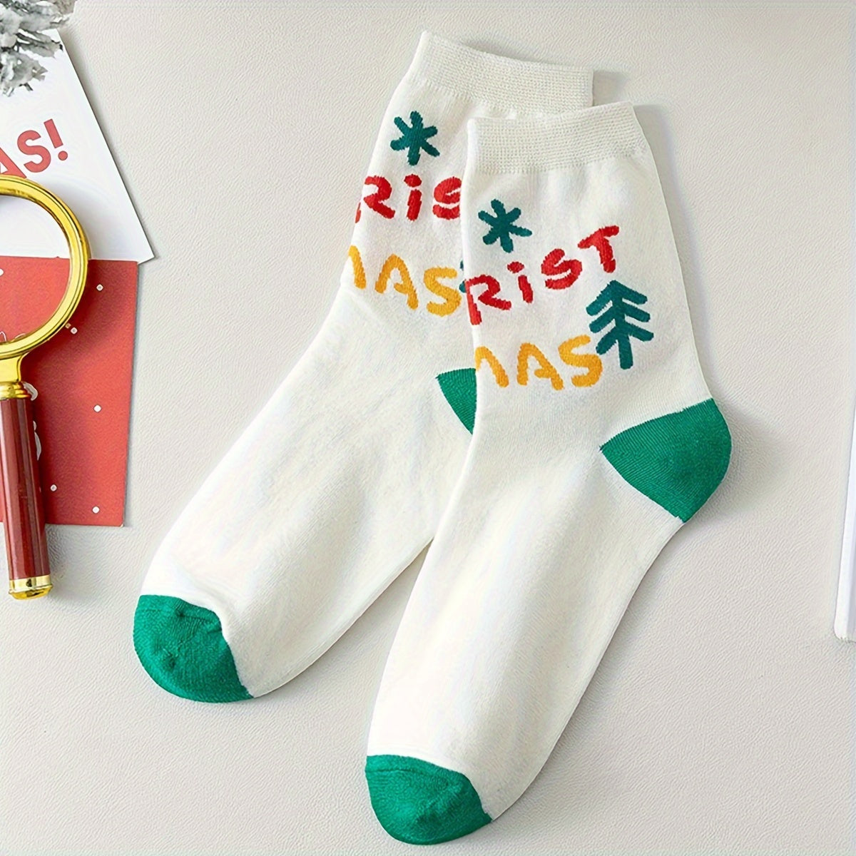 Christmas Socks Comfy & Mid Tube Socks Women's Stockings