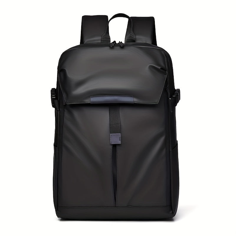 Leather Film Computer Bag - Large Capacity Notebook Backpack
