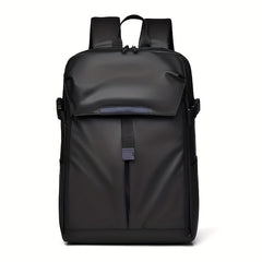 Leather Film Computer Bag - Large Capacity Notebook Backpack