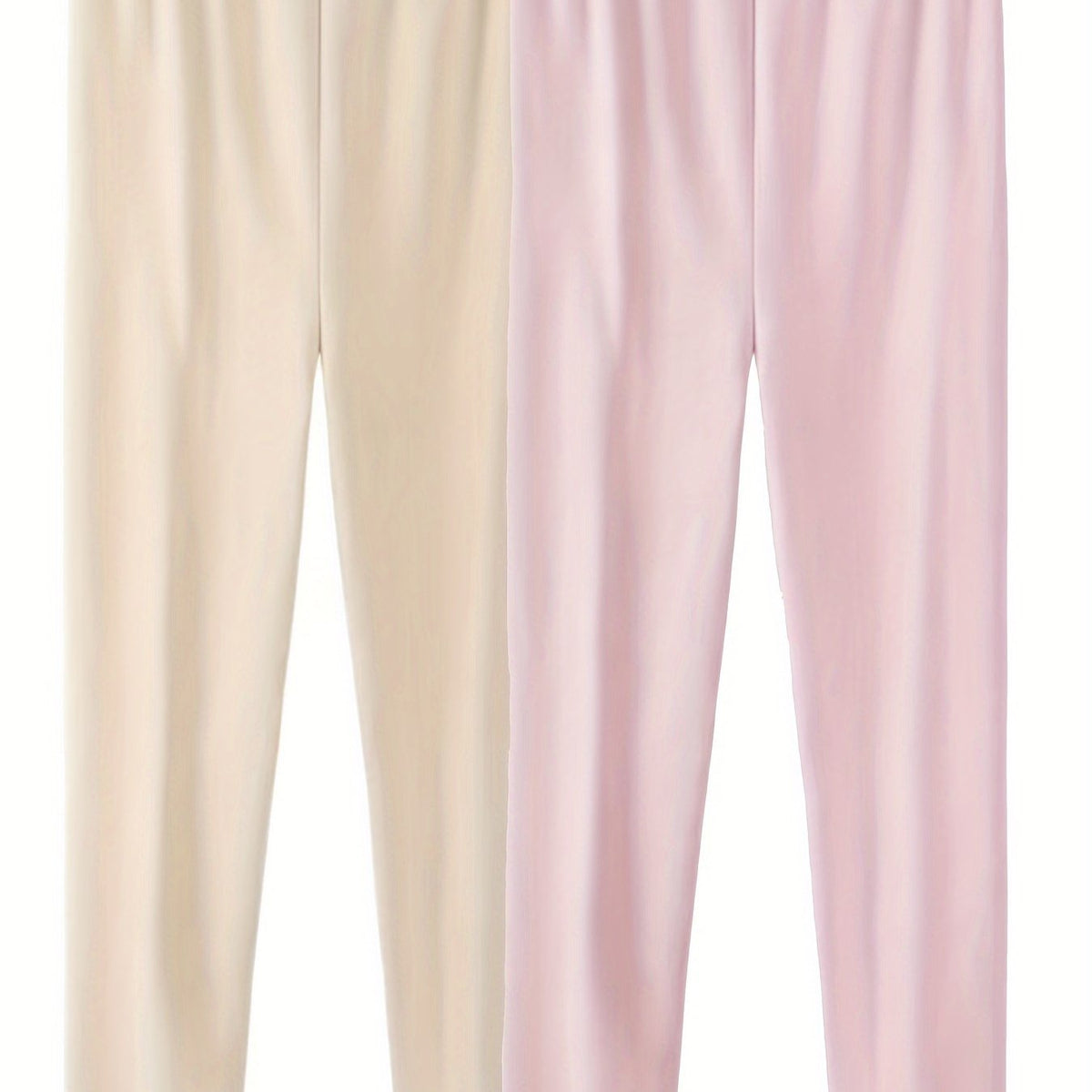 2 Pairs Thermal Pants Soft Comfy Elastic Tights Women's Lingerie
