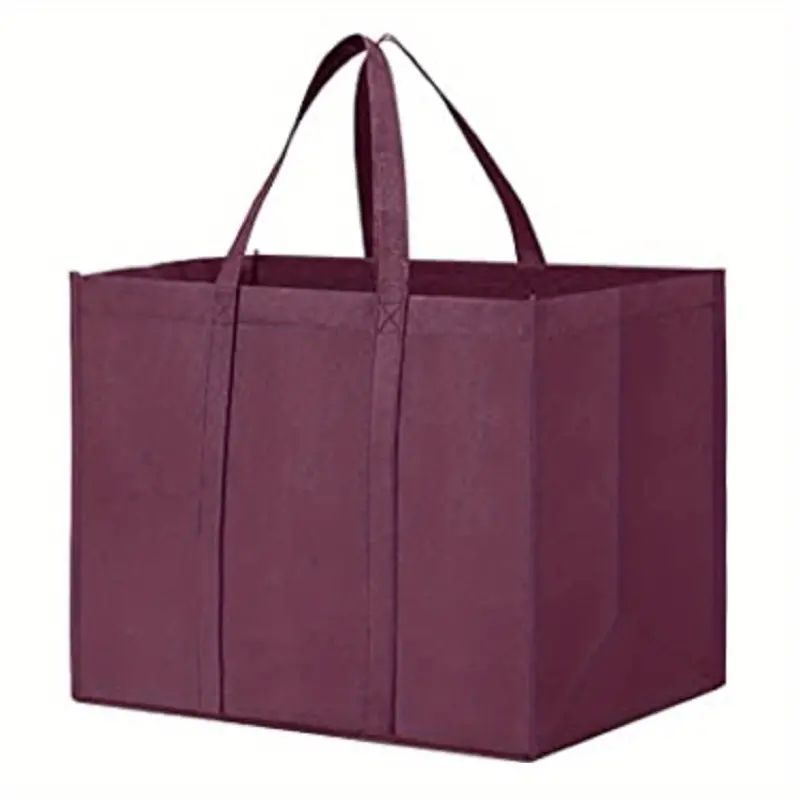 Non-woven Reusable Grocery Shopping Bags Large Eco-Friendly Tote Bags