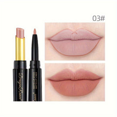 Dual-ended Lip Liner Pencil Non-Fade Lipstick 8 Colors