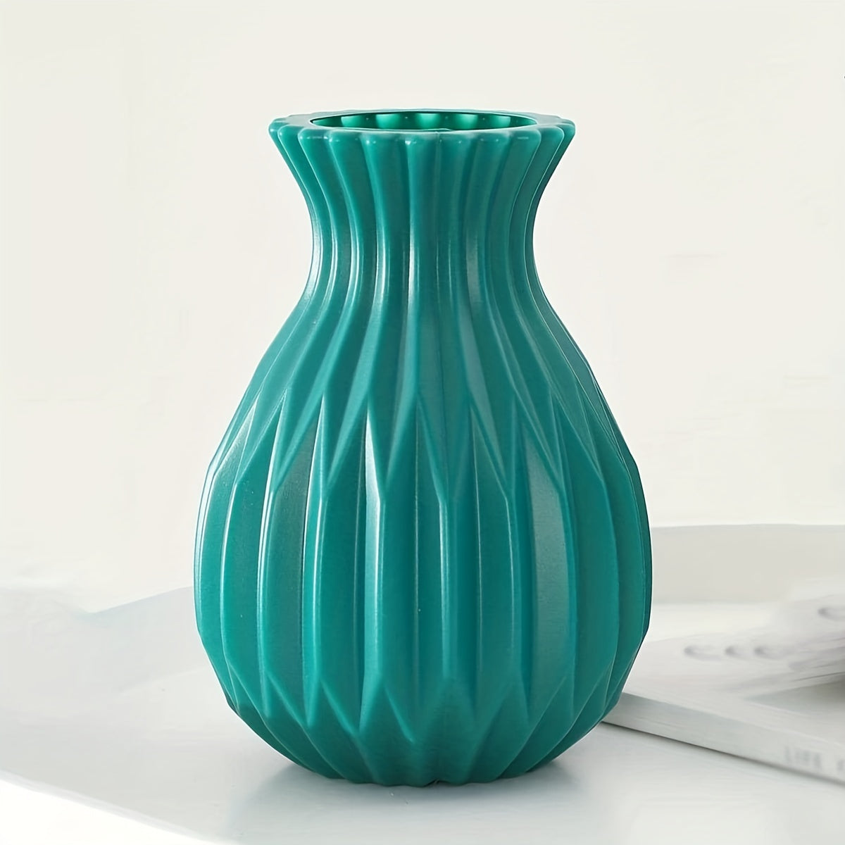 Modern Plastic Vase for Roses Stylish Decor Home Table Dining Kitchen Bedroom