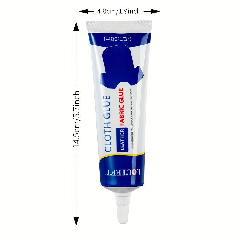 Leather Fabric Glue Soft Strong Transparent Waterproof Adhesive Repair