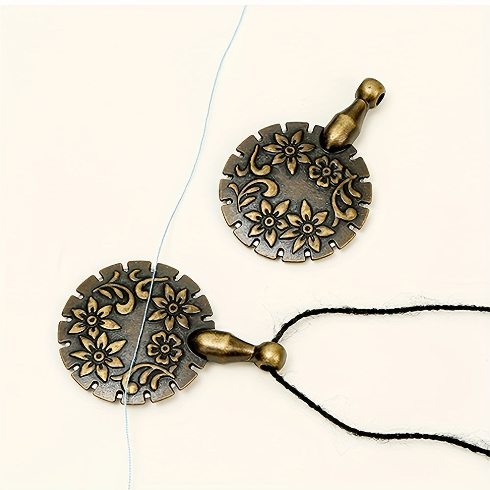 Vintage Thread Cutter Pendant DIY Sewing Knitting Crochet Tool