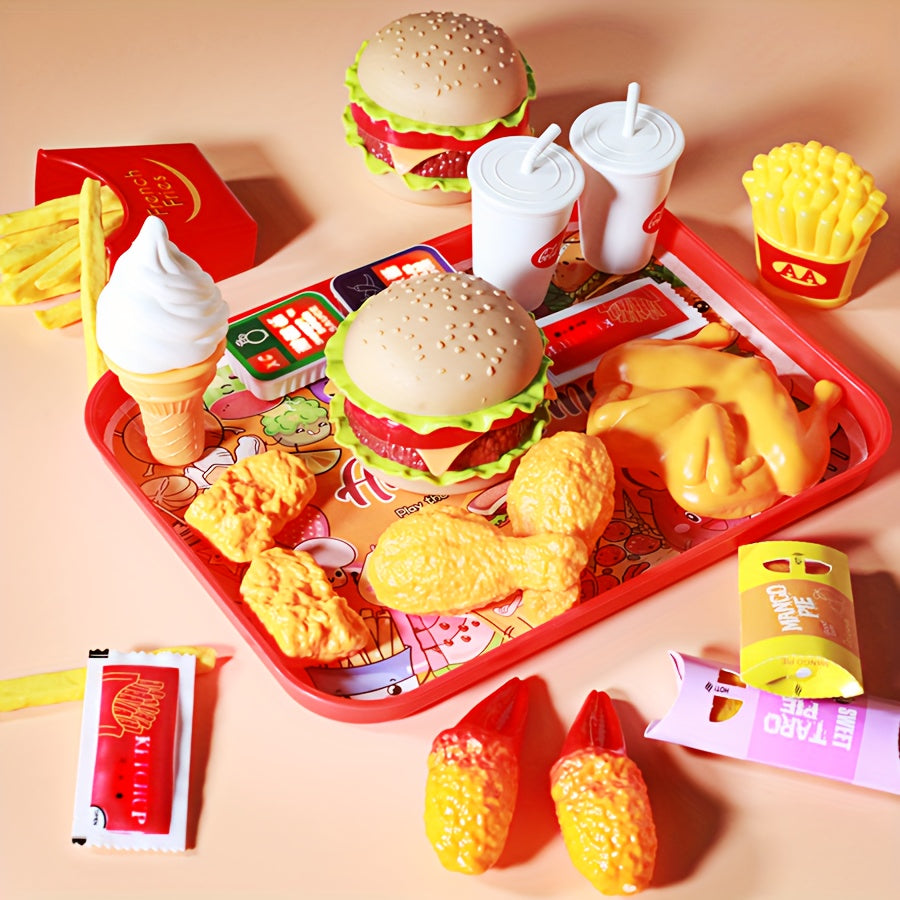 Hamburger Meal Toy for Kids