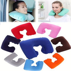 Car Inflatable Pillow U Shape Neck Pillow For Sleep Office Nap Head Rest