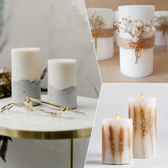 Cylindrical Candle Molds Resin Soap Clay Craft