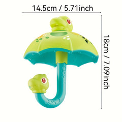 Dinosaur Umbrella Bath Toy Water Spray & Rotate Fun