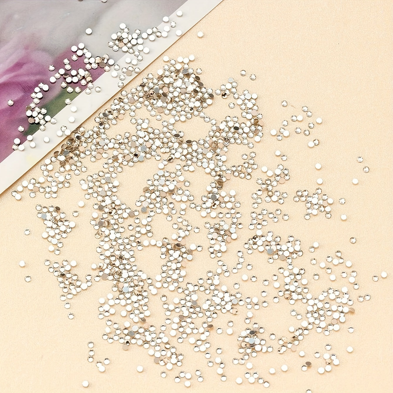 400 pcs Clear Diamond Rhinestones for Nail Art and Crafts