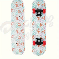 Cartoon Double Curved Maple Skateboard Stickers