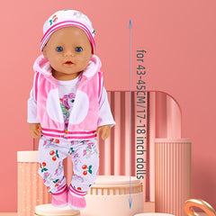 Unicorn Doll Clothes Set for 17-18 Inch Girl Dolls - 5pcs