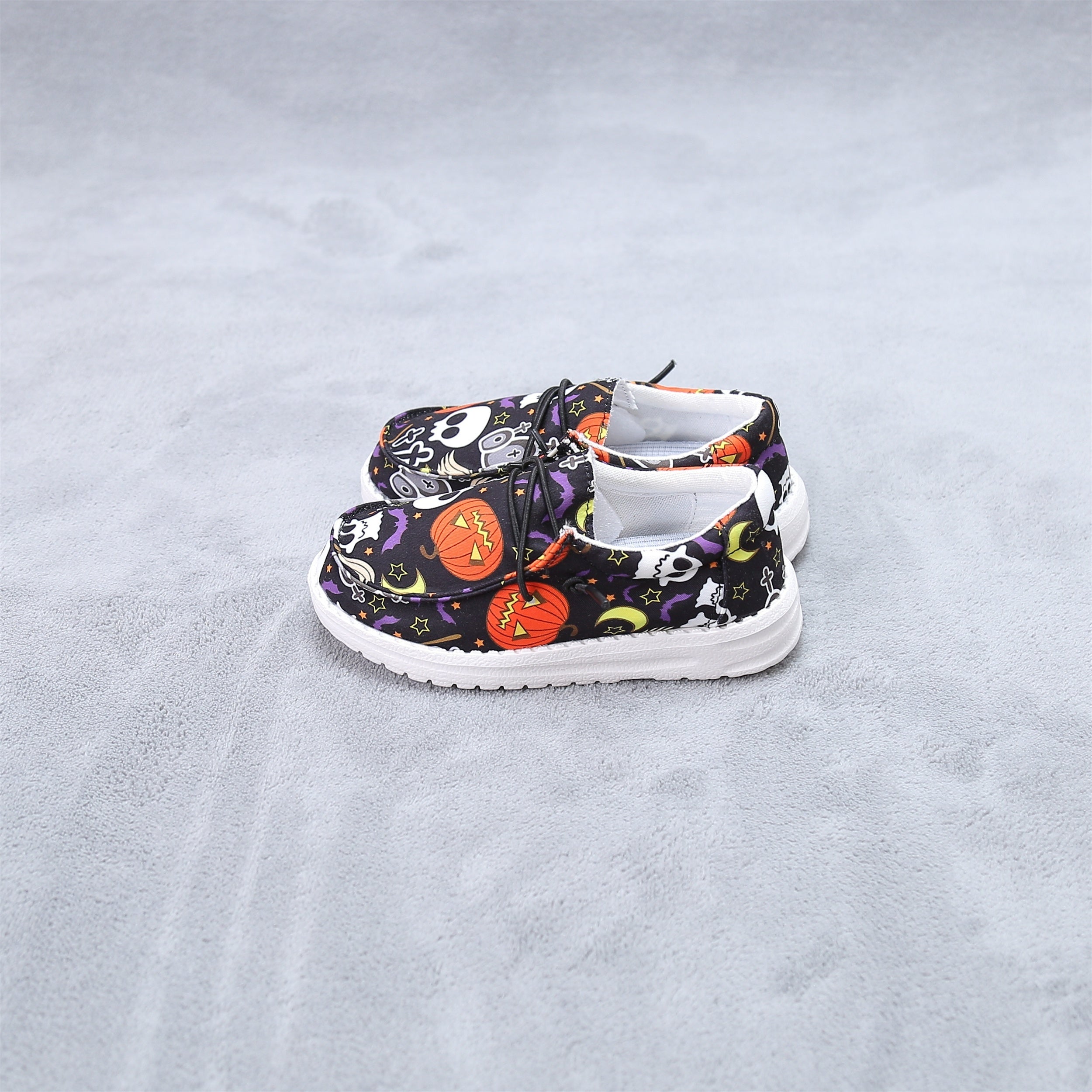 Kids Halloween Cartoon Loafer Shoes Lightweight Comfortable Slip-On