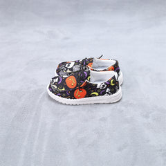 Kids Halloween Cartoon Loafer Shoes Lightweight Comfortable Slip-On