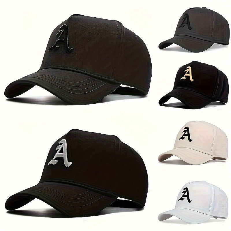 Men's Gothic A Adjustable Baseball Cap Outdoor Casual Hat