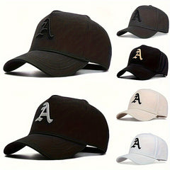 Men's Gothic A Adjustable Baseball Cap Outdoor Casual Hat