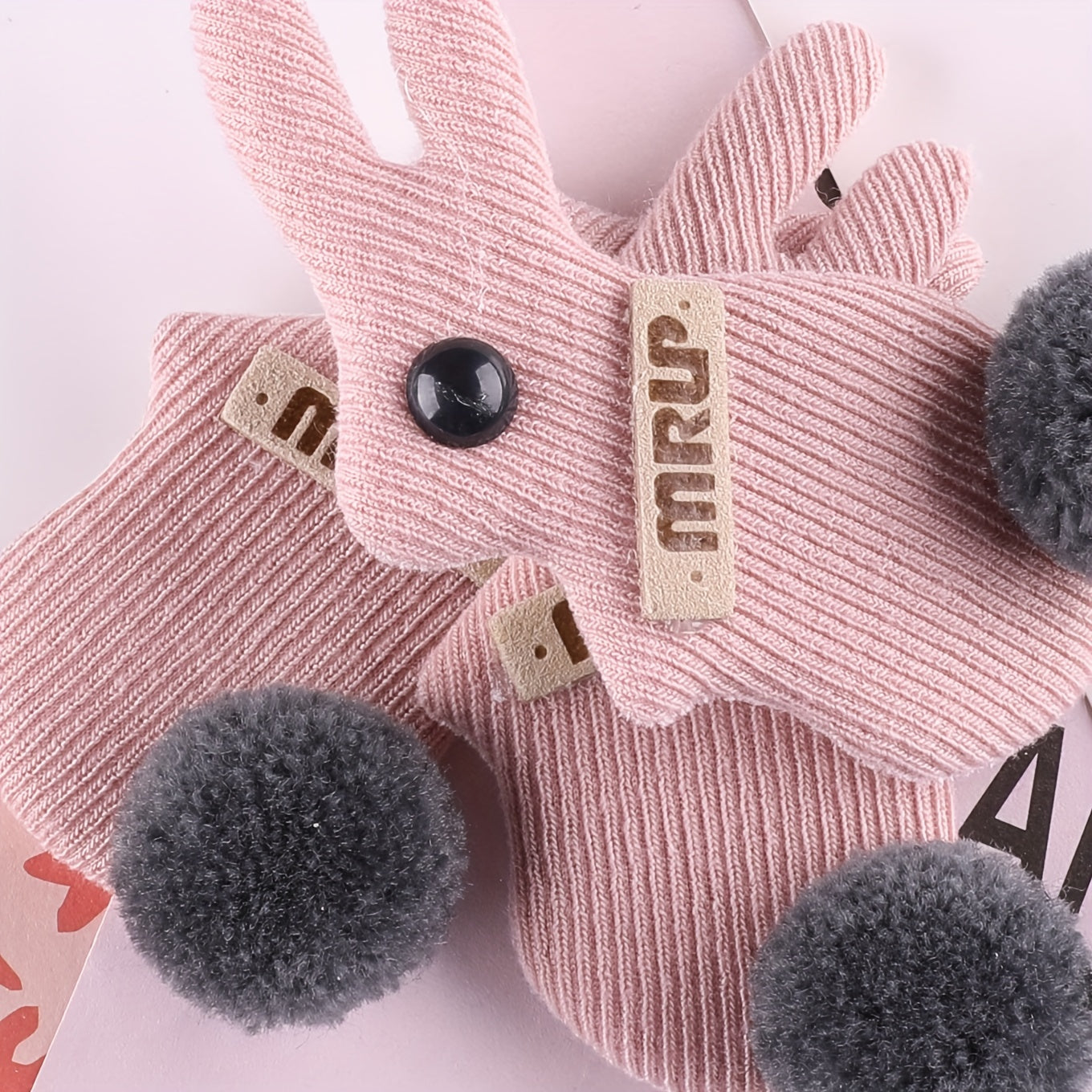 4pcs Plush Cartoon Rabbit Patches Girls Clothing DIY Hand Sewing