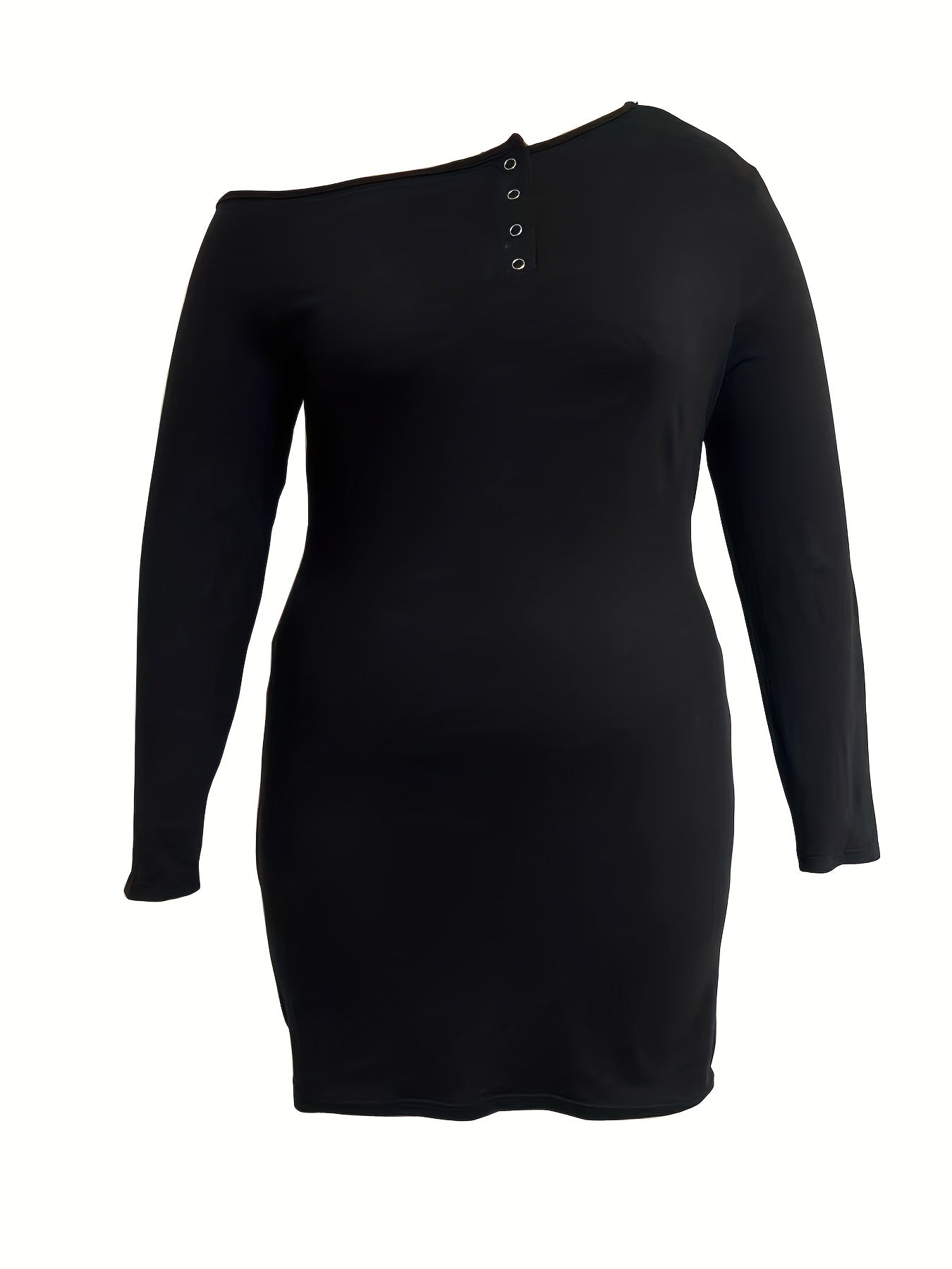  Sexy One Shoulder Mini Dress