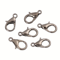 60pcs Lobster Clasps for Bracelets Necklaces 10-18mm Hooks Closure Findings