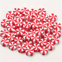 Christmas Series Polymer Clay Candy Beads for Jewelry Making DIY
